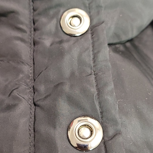 Anne Klein Black Insulated Winter Parka L - Picture 4 of 7